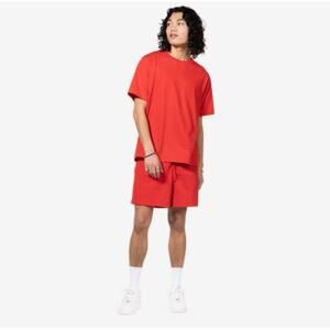 Foot‎ Locker sz M red basketball drawstring athletic shorts NWT